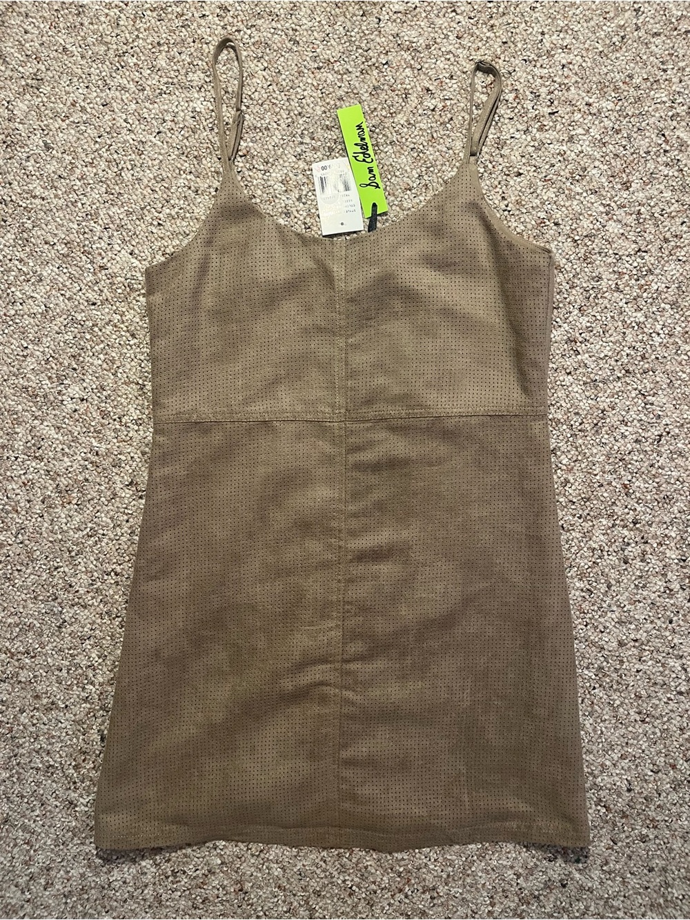 Sam Edelman Women’s Taupe Suede Slip Dress NWT - Picture 2 of 12